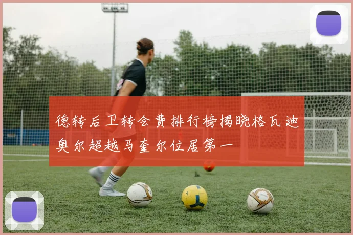 德转后卫转会费排行榜揭晓格瓦迪奥尔超越马奎尔位居第一